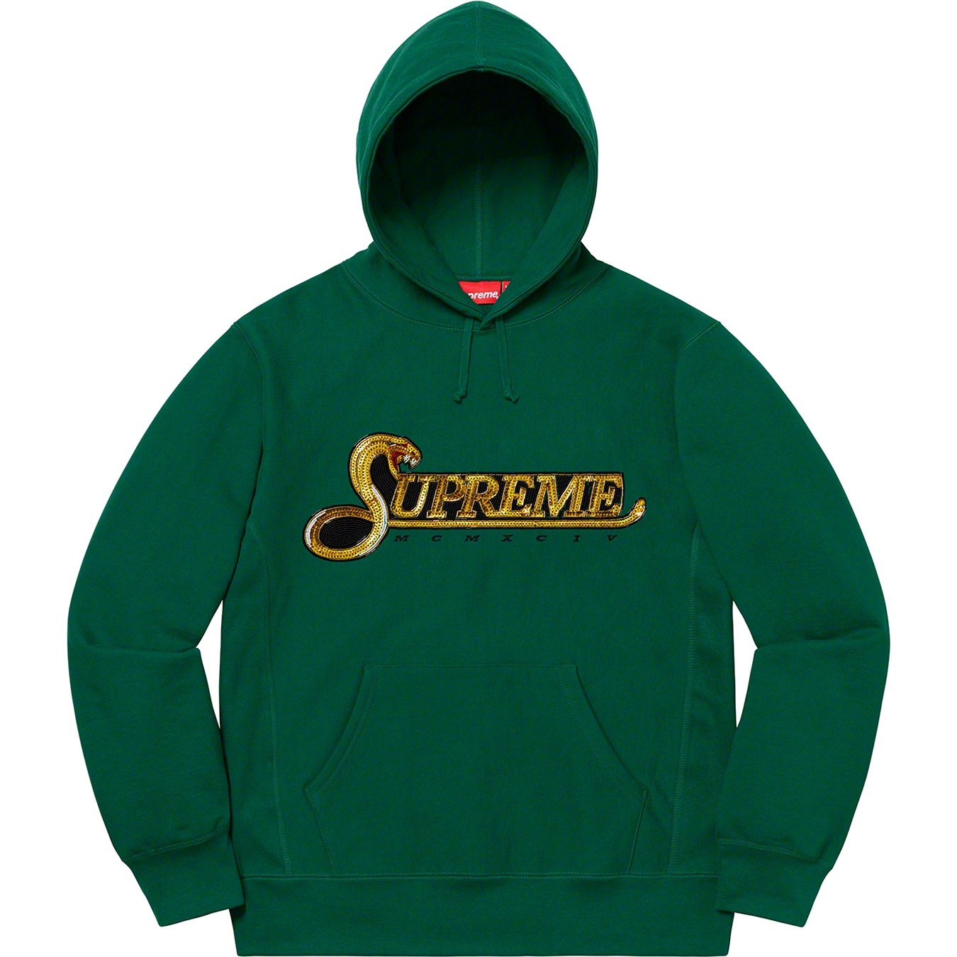 Sequin Viper Hooded Sweatshirt view 7